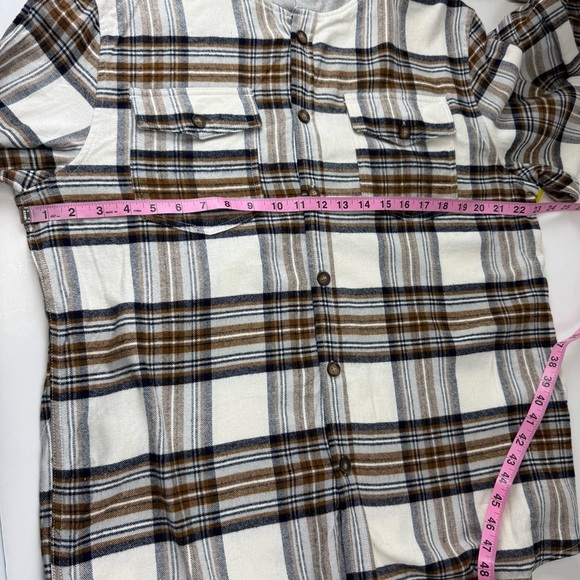 NEW Cactus Man Ricky Singh Hooded Button Up Shirt Mens XL Multicolor Plaid NWOT - Picture 10 of 12